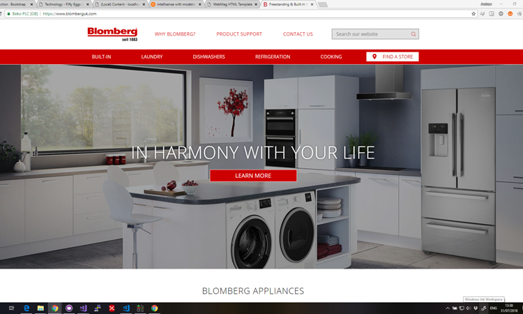 All New Blomberg Site