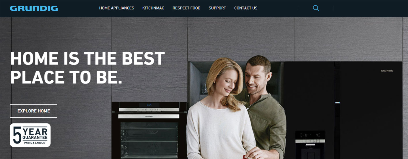 A new site for Grundig
